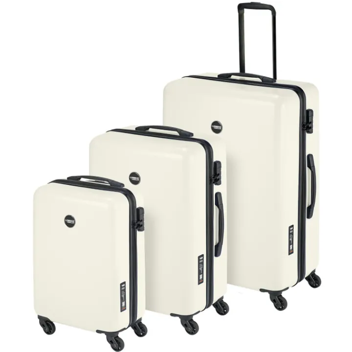 Reistrolleys|Reiskoffers>Princess Traveller PT-01 Large Trolley pearl white