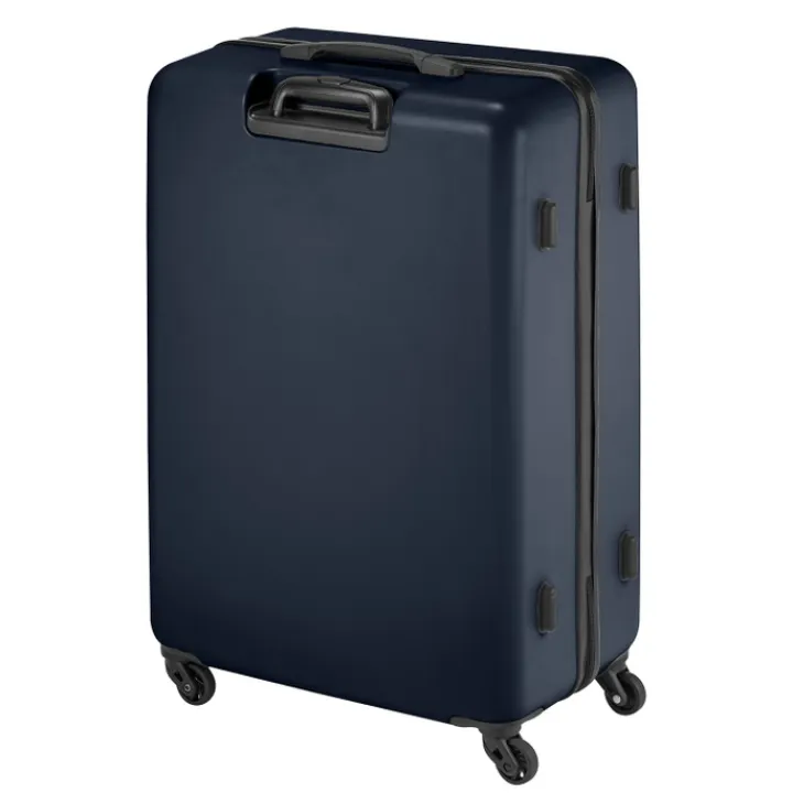 Harde Koffers|Reiskoffers>Princess Traveller PT-01 Large Trolley platinum navy