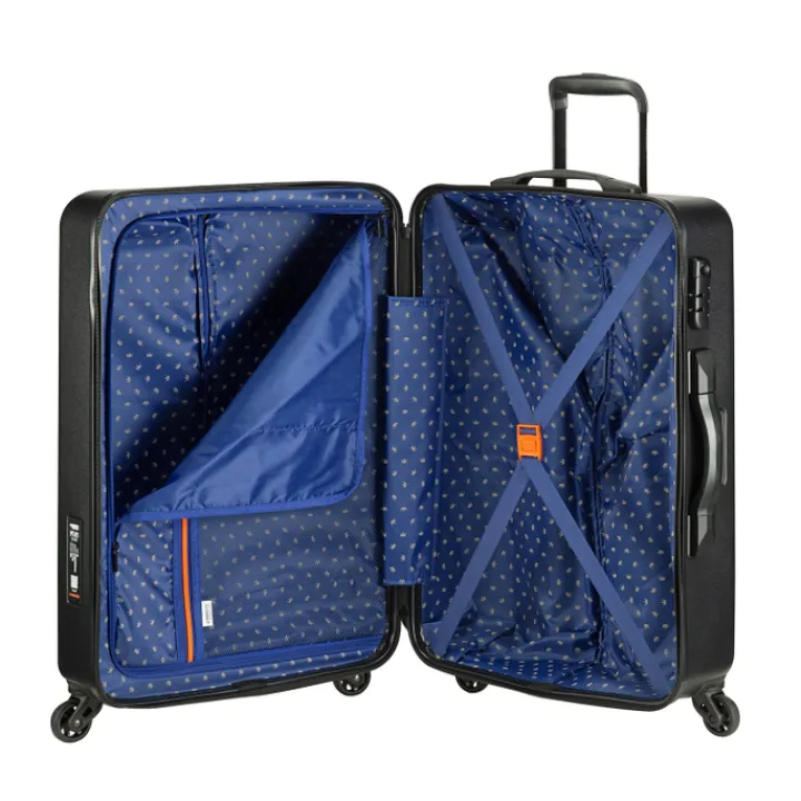 Lichtgewicht Koffers|Harde Koffers>Princess Traveller PT-01 with Scale Medium Trolley pitch black