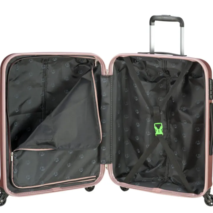 Harde Koffers|Reiskoffers>Princess Traveller Sumatra TSA Recycled PET Trolley L pink