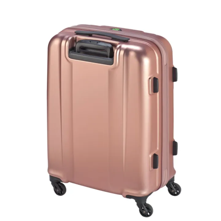 Harde Koffers|Reiskoffers>Princess Traveller Sumatra TSA Recycled PET Trolley L pink