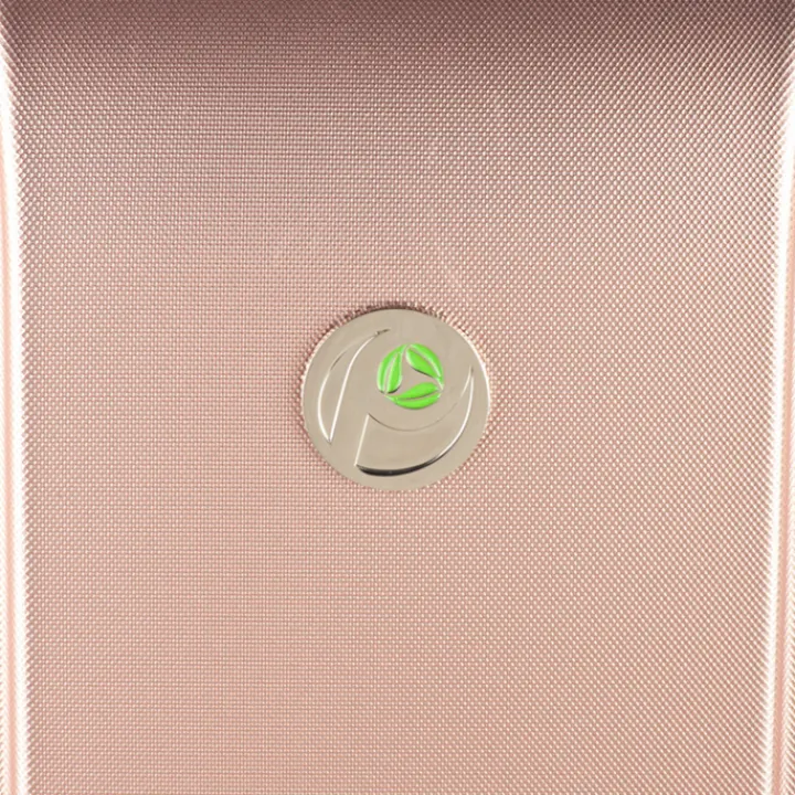 Harde Koffers|Reiskoffers>Princess Traveller Sumatra TSA Recycled PET Trolley L pink