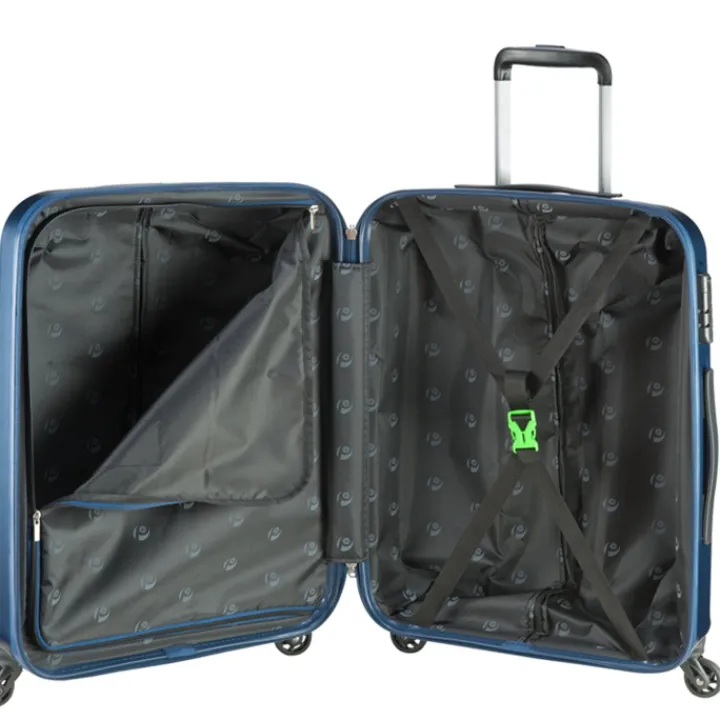 Handbagage Trolleys|Handbagage Koffers>Princess Traveller Sumatra TSA Recycled PET Cabin Trolley S dark blue