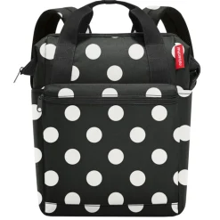 Kleine Rugzakken|Heren Rugzakken>Reisenthel Allrounder R Backpack dots white