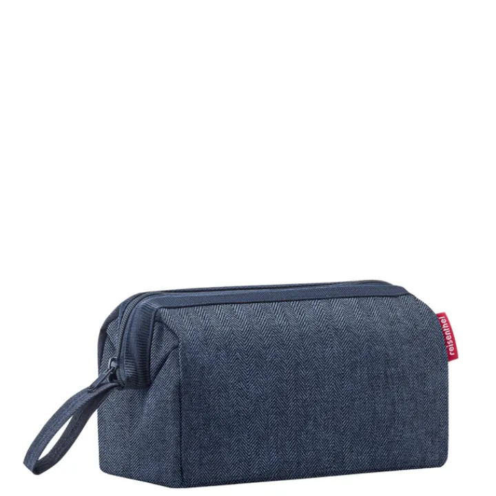 Toilettassen>Reisenthel Cosmetics Travelcosmetic herringbone dark blue