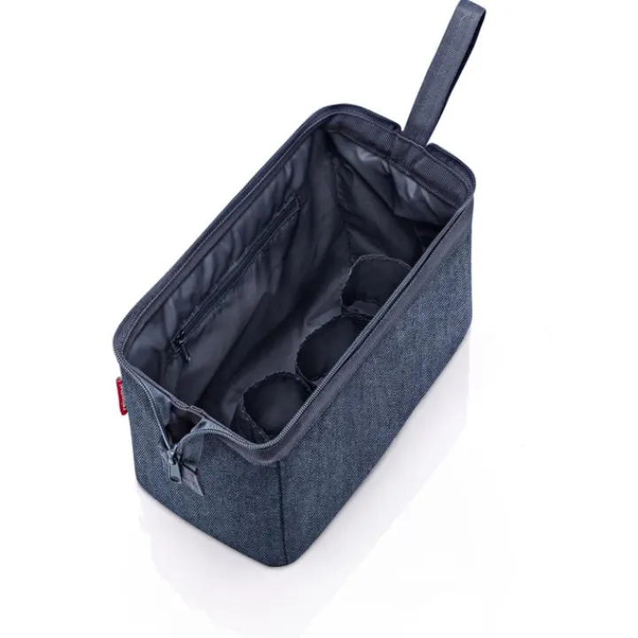Toilettassen>Reisenthel Cosmetics Travelcosmetic herringbone dark blue