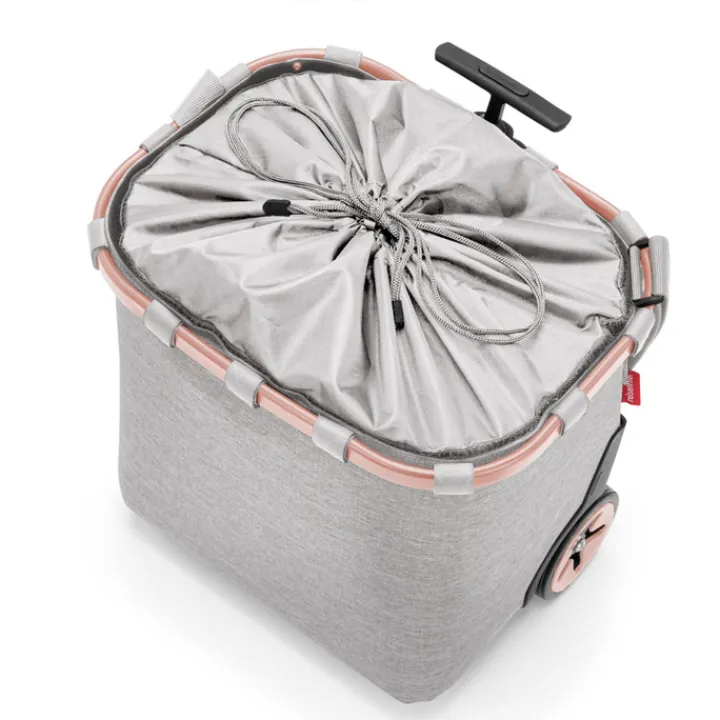 Boodschappen Trolleys|Reistrolleys>Reisenthel Shopping Carrycruiser frame twist sky rose
