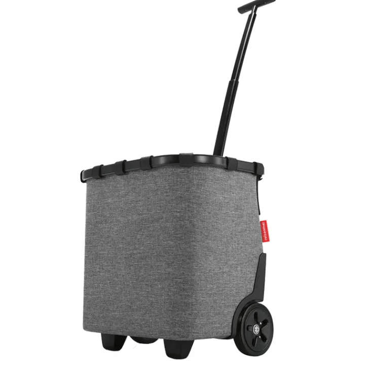Boodschappen Trolleys|Reistrolleys>Reisenthel Shopping Carrycruiser Frame twist silver