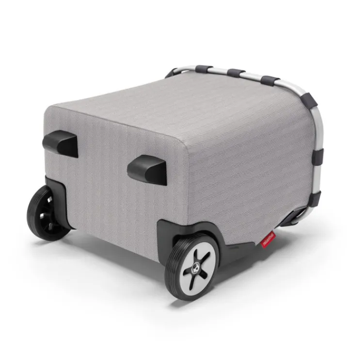 Boodschappen Trolleys|Reistrolleys>Reisenthel Shopping Carrycruiser herringbone grey