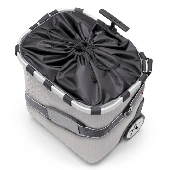 Boodschappen Trolleys|Reistrolleys>Reisenthel Shopping Carrycruiser herringbone grey