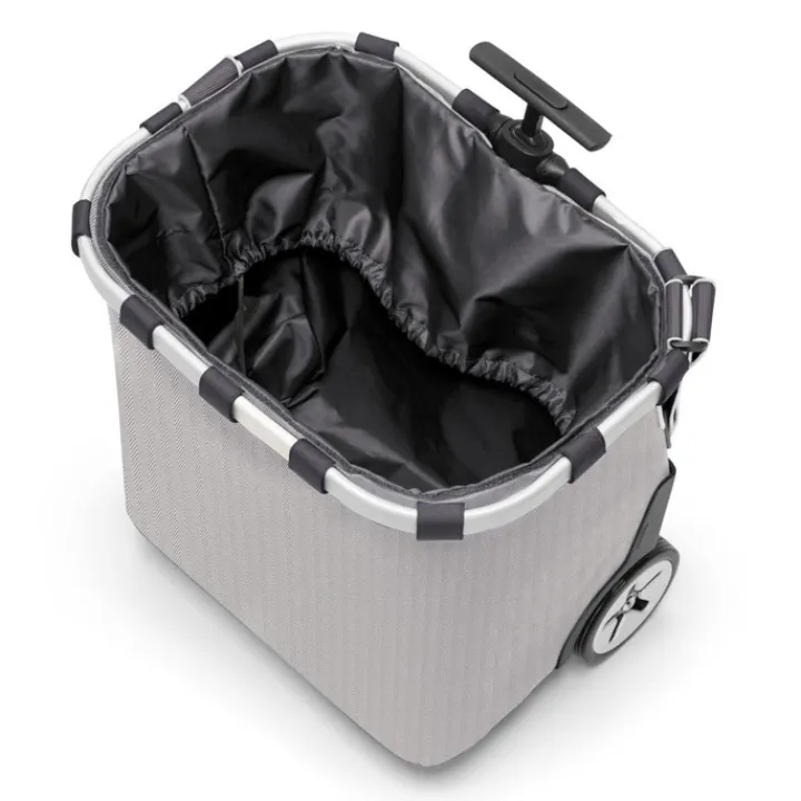 Boodschappen Trolleys|Reistrolleys>Reisenthel Shopping Carrycruiser herringbone grey