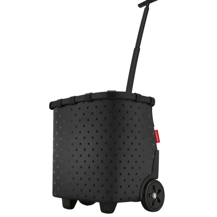 Boodschappen Trolleys|Reistrolleys>Reisenthel Shopping Carrycruiser Frame glossy dots black