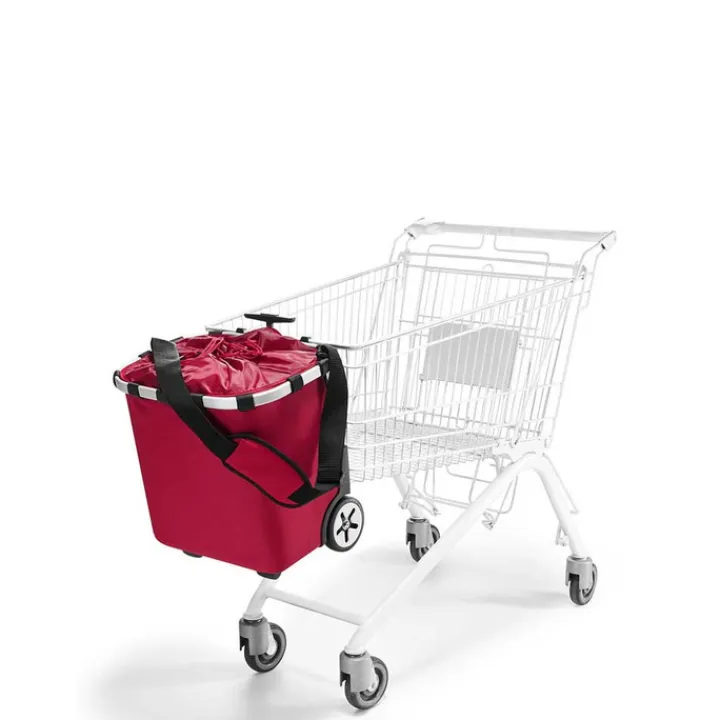 Boodschappen Trolleys|Reistrolleys>Reisenthel Shopping Carrycruiser red