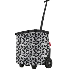 Boodschappen Trolleys|Reistrolleys>Reisenthel Shopping Carrycruiser Frame leo nero