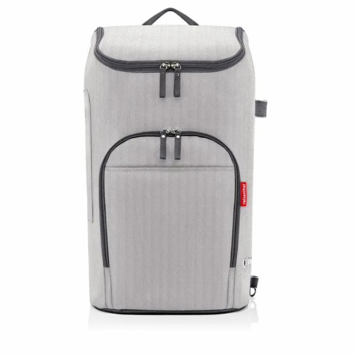 Boodschappen Trolleys|Reistrolleys>Reisenthel Shopping Citycruiser Bag herringbone grey