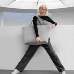 Shoppers|Damestassen>Reisenthel Shopping Shopper XL herringbone grey