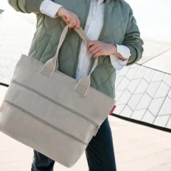 Shoppers|Herentassen>Reisenthel Shopping Shopper e1 herringbone sand