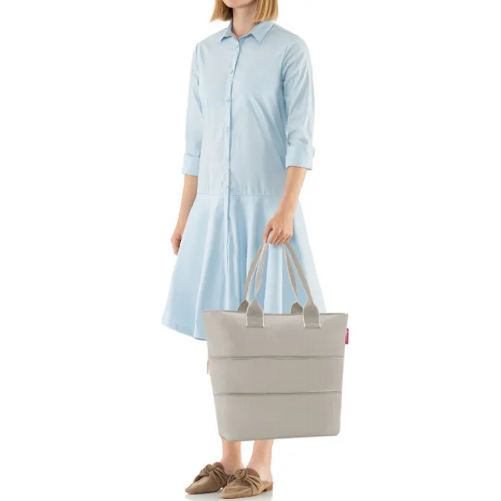 Shoppers|Herentassen>Reisenthel Shopping Shopper e1 herringbone sand