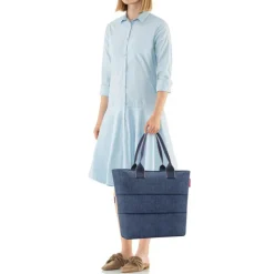 Shoppers|Herentassen>Reisenthel Shopping Shopper e1 herringbone dark blue