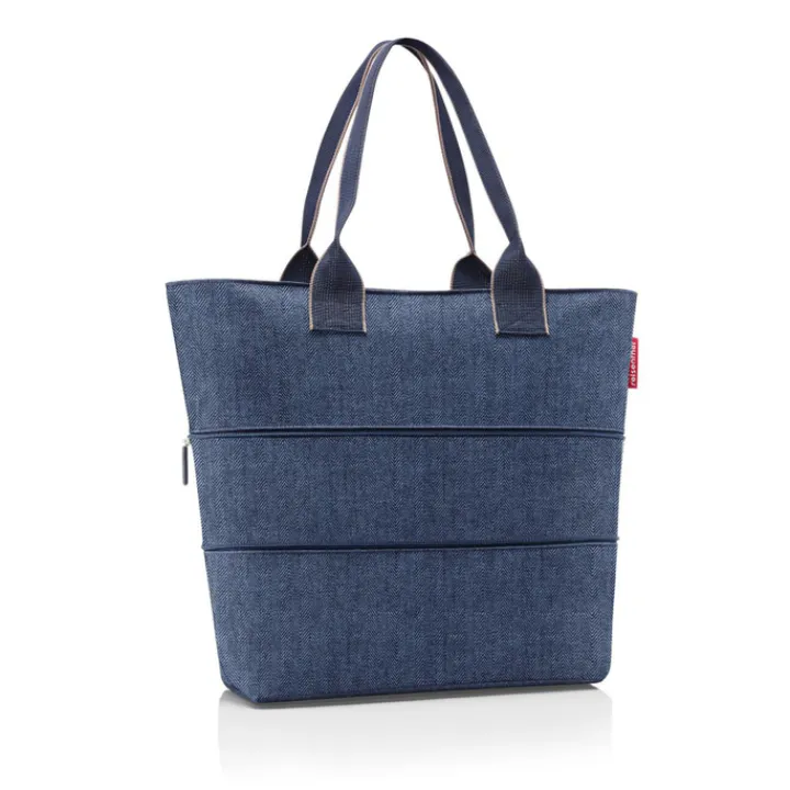 Shoppers|Herentassen>Reisenthel Shopping Shopper e1 herringbone dark blue