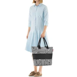 Shoppers|Herentassen>Reisenthel Shopping Shopper e1 twist zilver