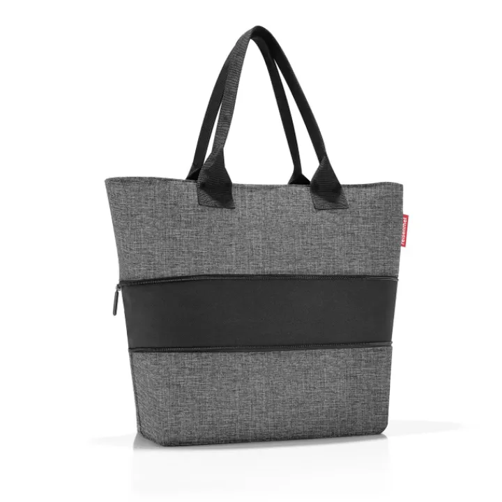 Shoppers|Herentassen>Reisenthel Shopping Shopper e1 twist zilver