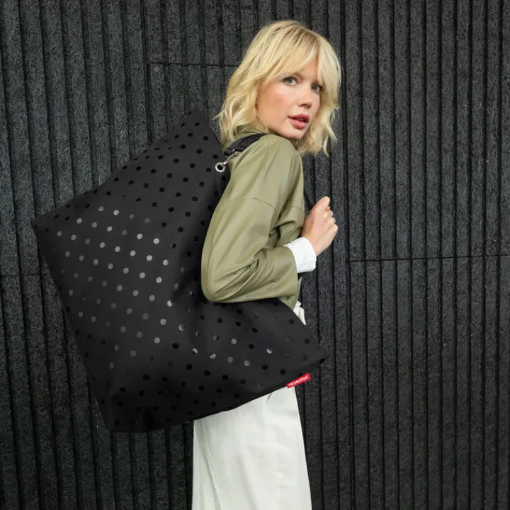 Shoppers|Damestassen>Reisenthel Shopping Shopper XL glossy dots black