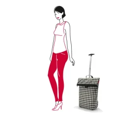 Boodschappen Trolleys|Reistrolleys>Reisenthel Shopping Trolley M twist silver