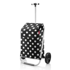 Boodschappen Trolleys|Reistrolleys>Reisenthel Shopping Trolley dots white