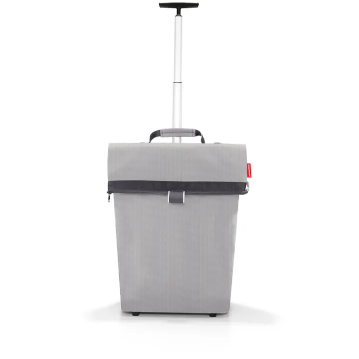 Boodschappen Trolleys|Reistrolleys>Reisenthel Shopping Trolley M herringbone grey