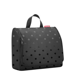 Toilettassen>Reisenthel Toiletbag XL glossy dots black