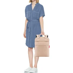 Kleine Rugzakken|15.6 Inch Laptoptassen>Reisenthel Travelling Allday Backpack M twist coffee