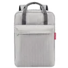 Kleine Rugzakken|15.6 Inch Laptoptassen>Reisenthel Travelling Allday Backpack M herringbone grey