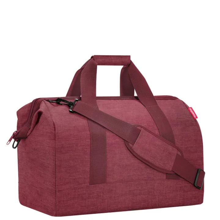 Dames Reistassen|Reistassen Zonder Wielen>Reisenthel Travelling Allrounder L twist maroon