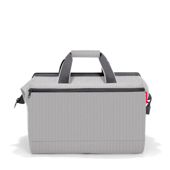 Kleine Reistassen|Handbagage Reistassen>Reisenthel Travelling Allrounder L Pocket herringbone grey
