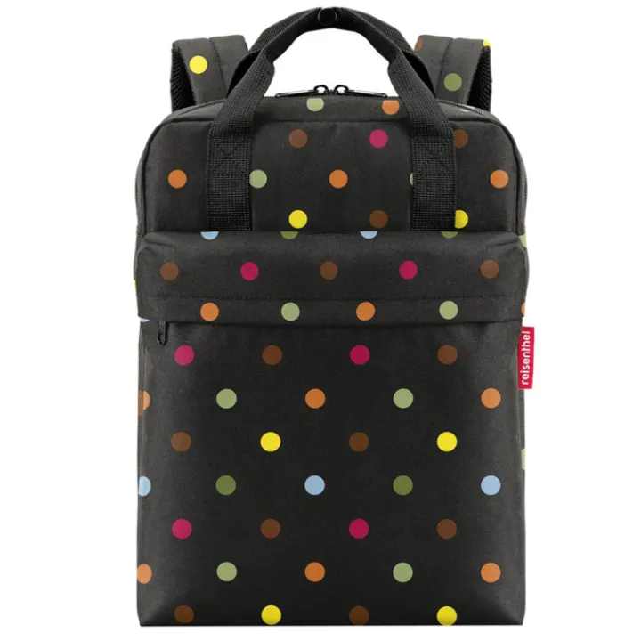 Kleine Rugzakken|15.6 Inch Laptoptassen>Reisenthel Travelling Allday Backpack M dots