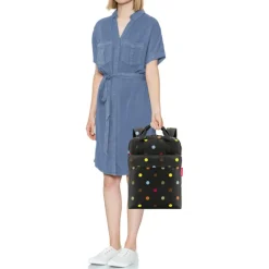 Kleine Rugzakken|15.6 Inch Laptoptassen>Reisenthel Travelling Allday Backpack M dots