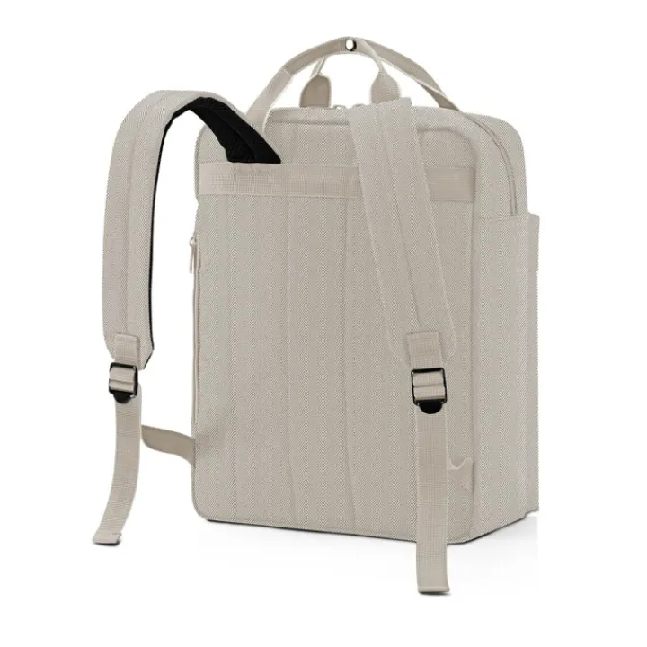 15.6 Inch Laptoptassen>Reisenthel Travelling Allday Backpack M herringbone sand