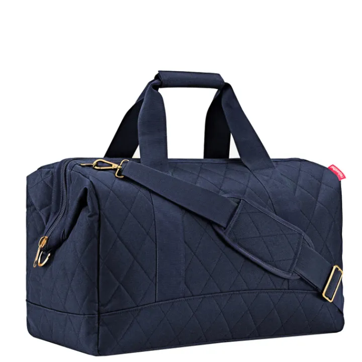 Heren Reistassen|Dames Reistassen>Reisenthel Travelling Allrounder L rhombus midnight gold
