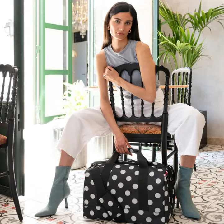 Heren Reistassen|Dames Reistassen>Reisenthel Travelling Allrounder L dots white