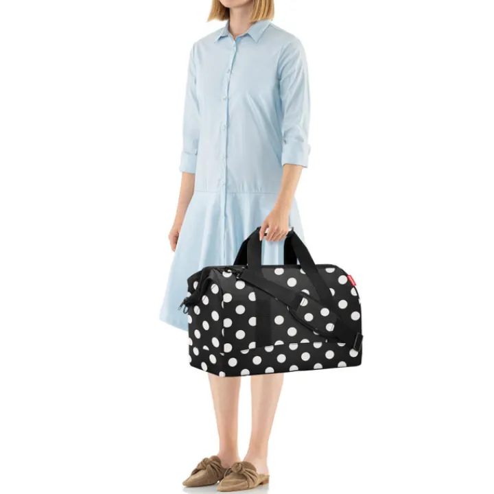 Heren Reistassen|Dames Reistassen>Reisenthel Travelling Allrounder L dots white