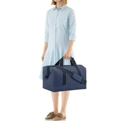 Heren Reistassen|Dames Reistassen>Reisenthel Travelling Allrounder L herringbone dark blue