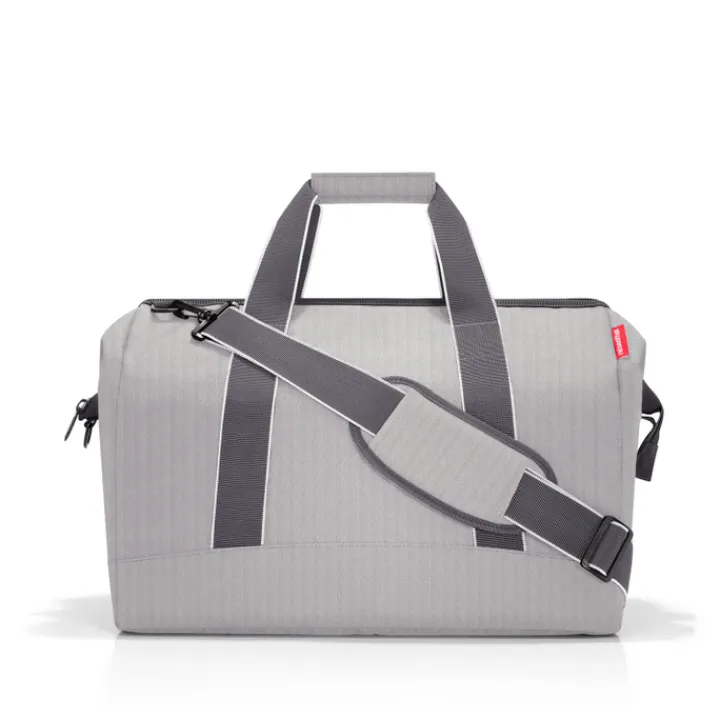 Heren Reistassen|Dames Reistassen>Reisenthel Travelling Allrounder L herringbone grey