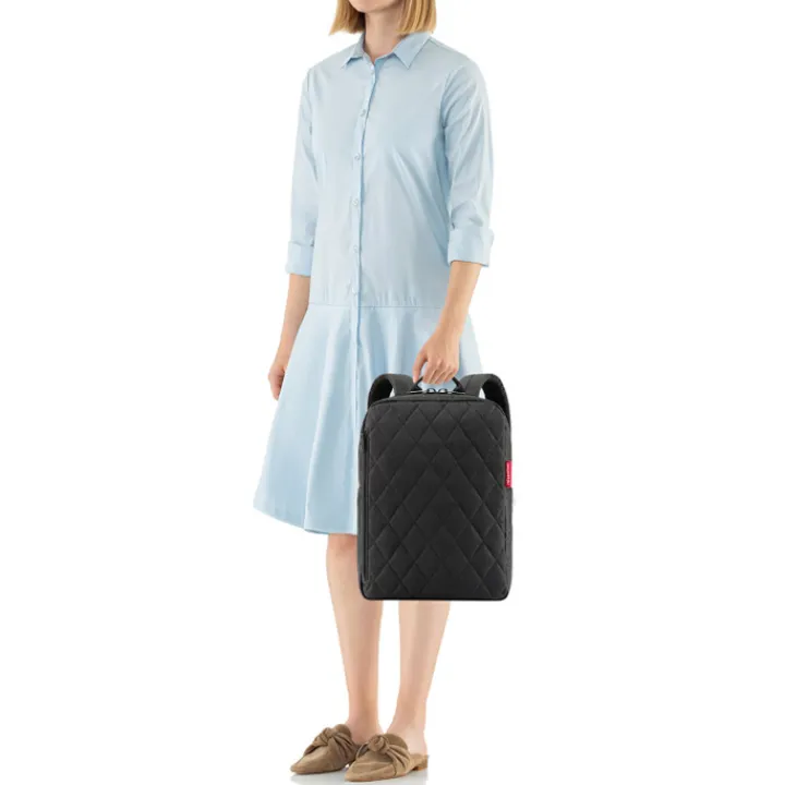 Kleine Rugzakken|Daypack>Reisenthel Travelling Classic Backpack M rhombus black