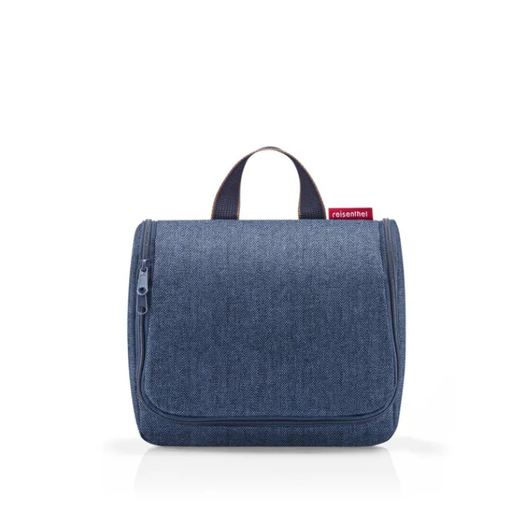 Toilettassen>Reisenthel Travelling Toiletbag herringbone dark blue