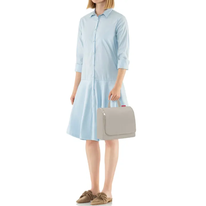 Toilettassen>Reisenthel Travelling Toiletbag XL herringbone sand