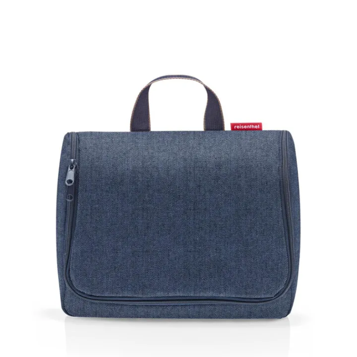 Toilettassen>Reisenthel Travelling Toiletbag XL herringbone dark blue