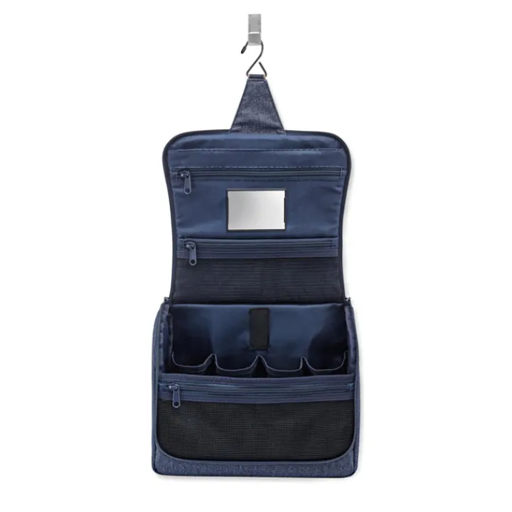 Toilettassen>Reisenthel Travelling Toiletbag XL herringbone dark blue