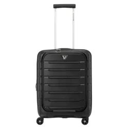 Transavia Trolleys|Ryanair Trolleys>Roncato B-Flying Cabin Trolley 55 with Front Pocket nero