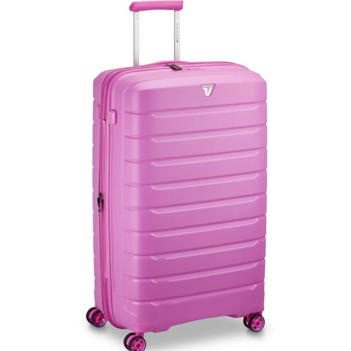 Reiskoffers|Lichtgewicht Koffers>Roncato B-Flying Expandable Trolley 78 spot pink